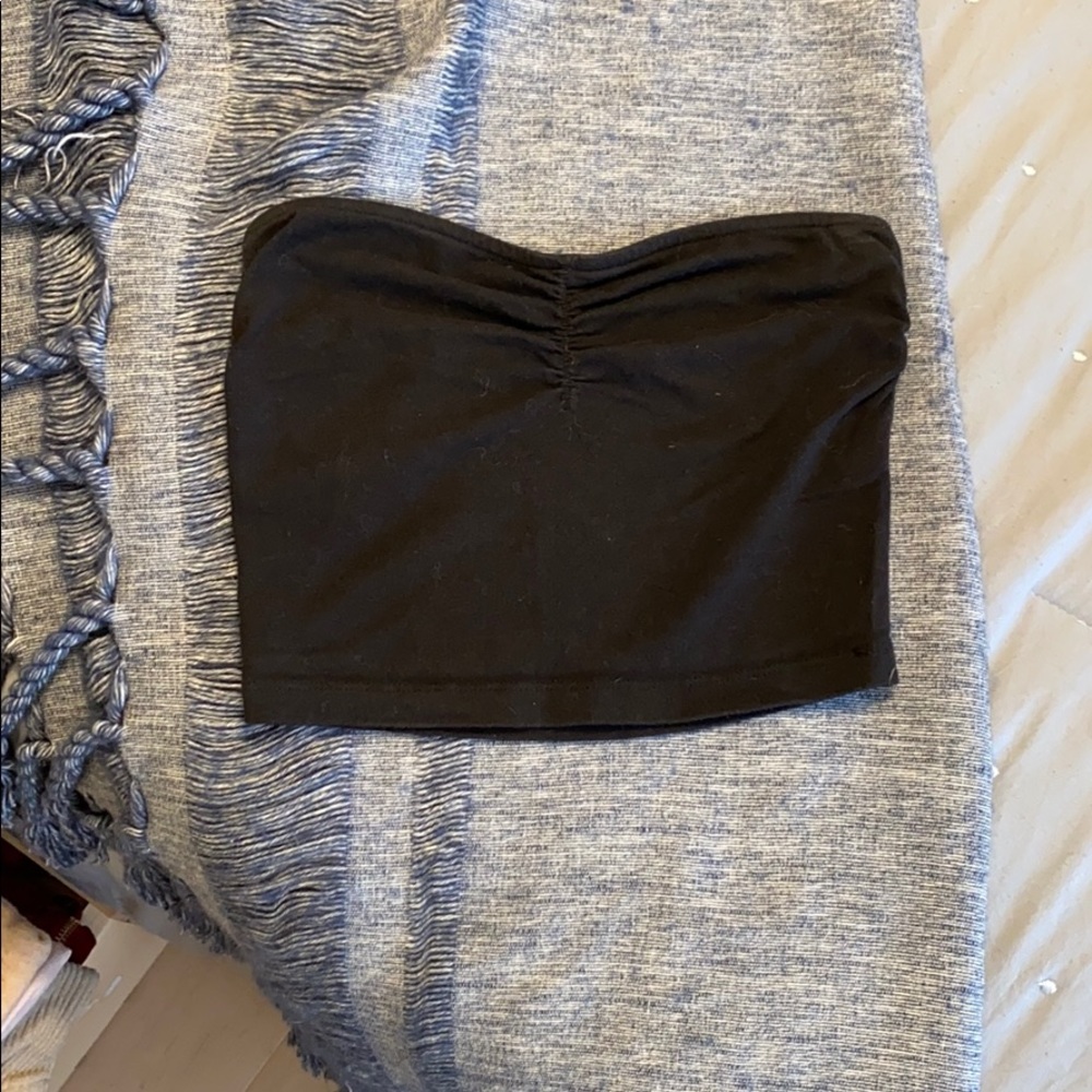 Black crop top